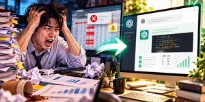챗GPT 보고서 작성 기술로 기획서 스트레스를 해결하는 40대 직장인